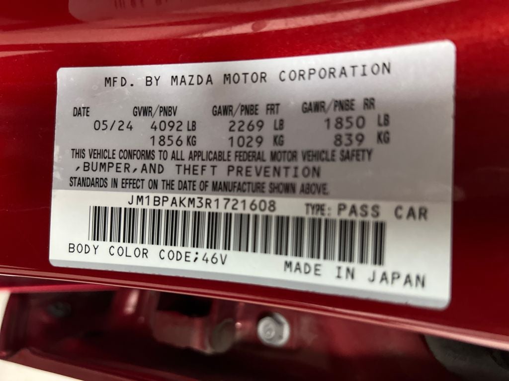 2024 Mazda Mazda3 Hatchback 2.5 S Select Sport