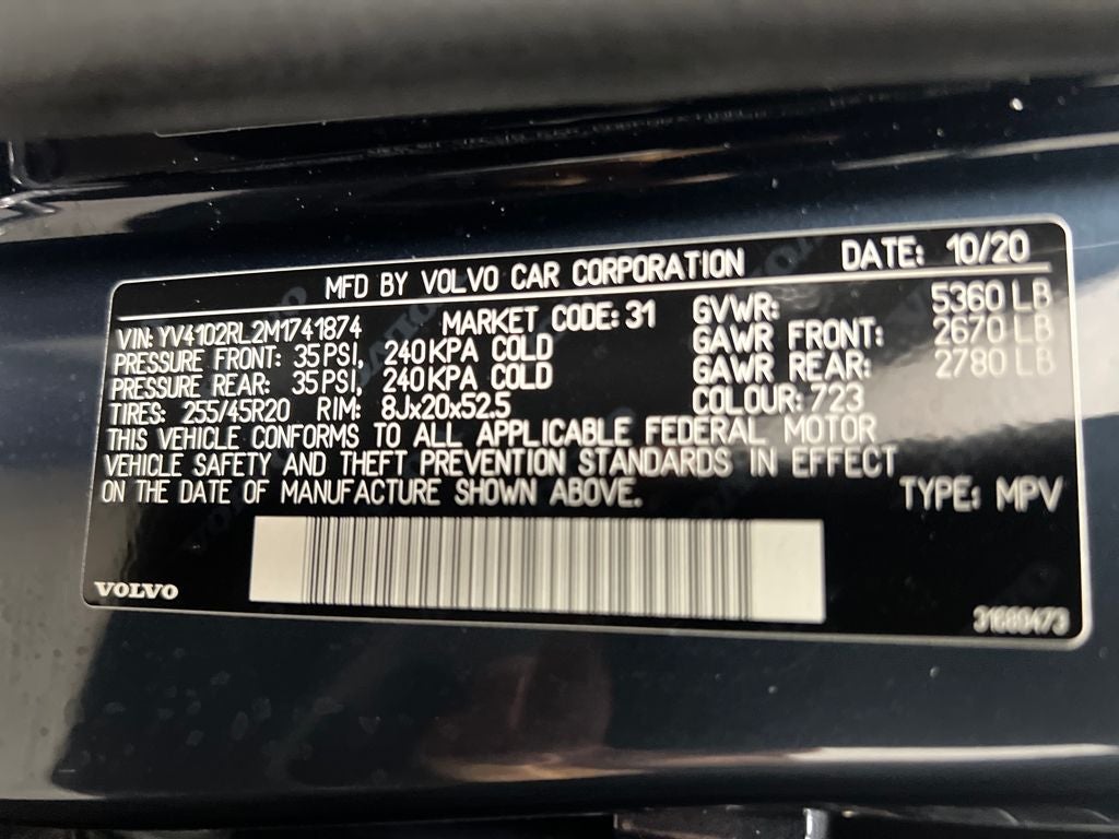 2021 Volvo XC60 T5 Inscription