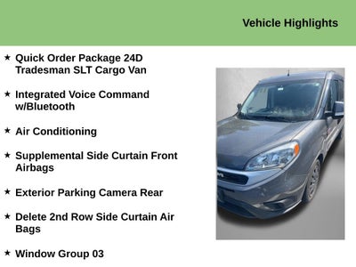 2020 RAM ProMaster City Tradesman SLT Cargo Van