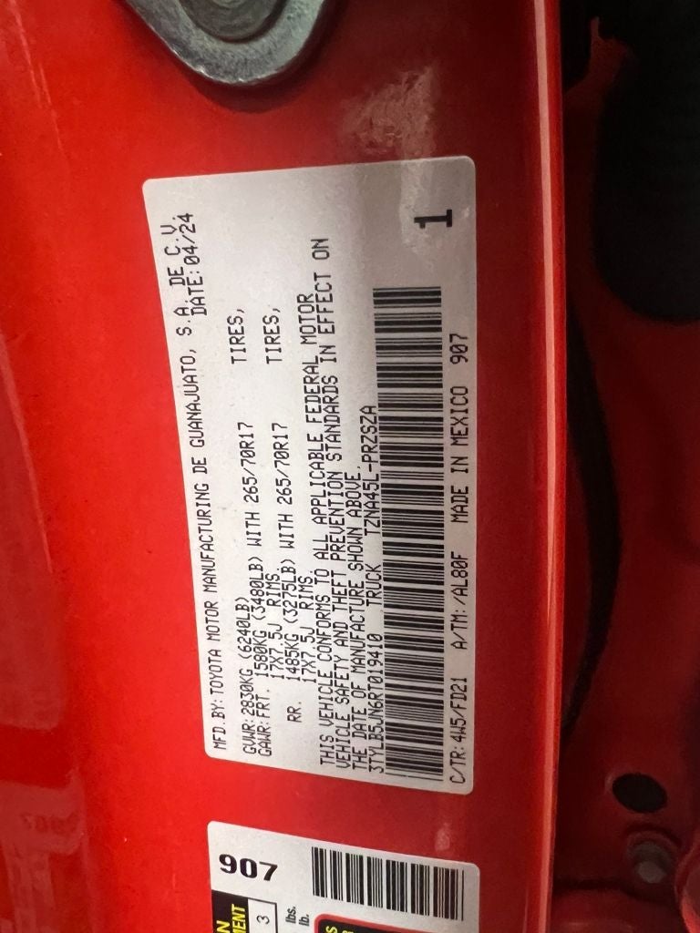 2024 Toyota Tacoma TRD Off-Road