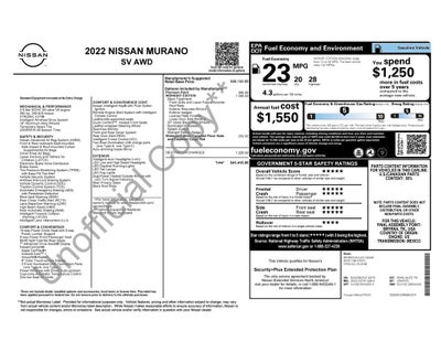 2022 Nissan Murano SV