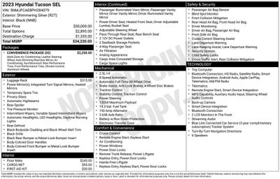 2023 Hyundai Tucson SEL