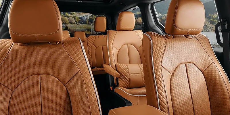 Chrysler Pacifica model internal seating view
