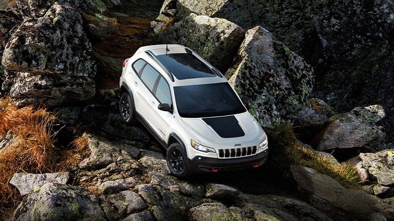 Jeep Cherokee model top view
