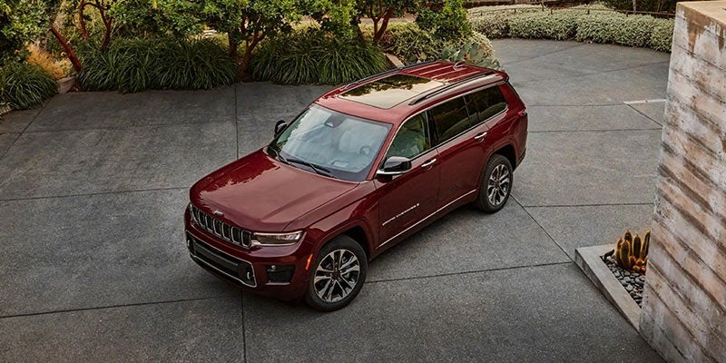 Jeep Grand Cherokee L model top view
