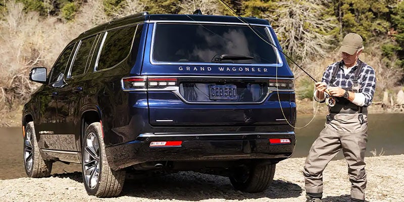 Jeep Grand Wagoneer model rear view