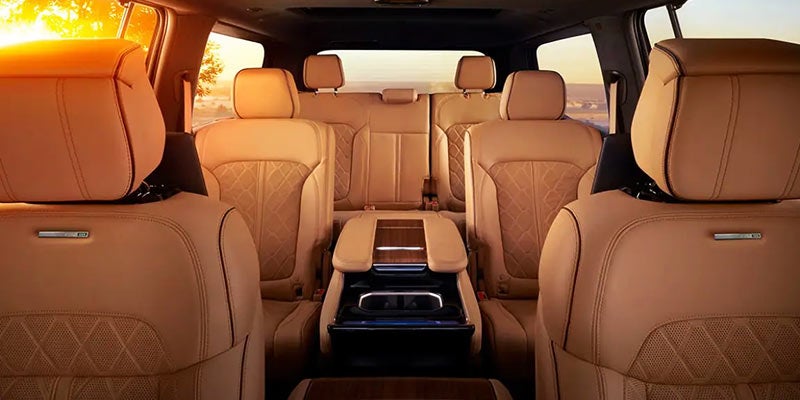 Jeep Grand Wagoneer model interior view