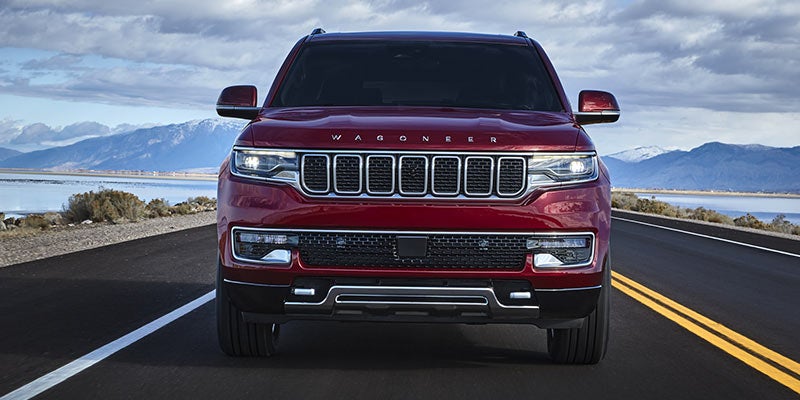 Jeep Wagoneer front interior view