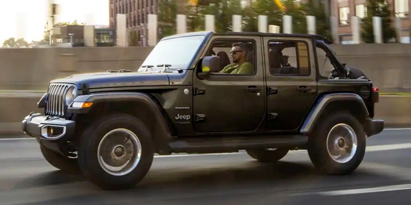 Jeep Wrangler model side view