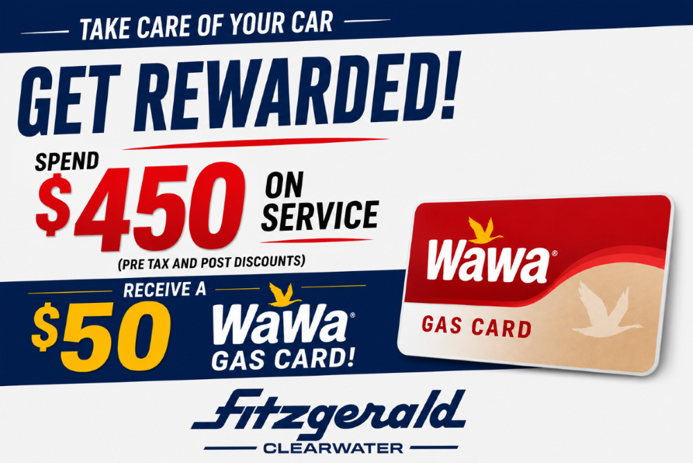 Spend $450 in Service & Receive a $50 Gas Card